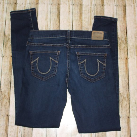 True Religion Super Skinny Casey Jean Size 28 - Picture 1 of 4